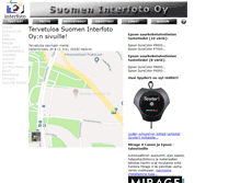 Tablet Screenshot of interfoto.fi